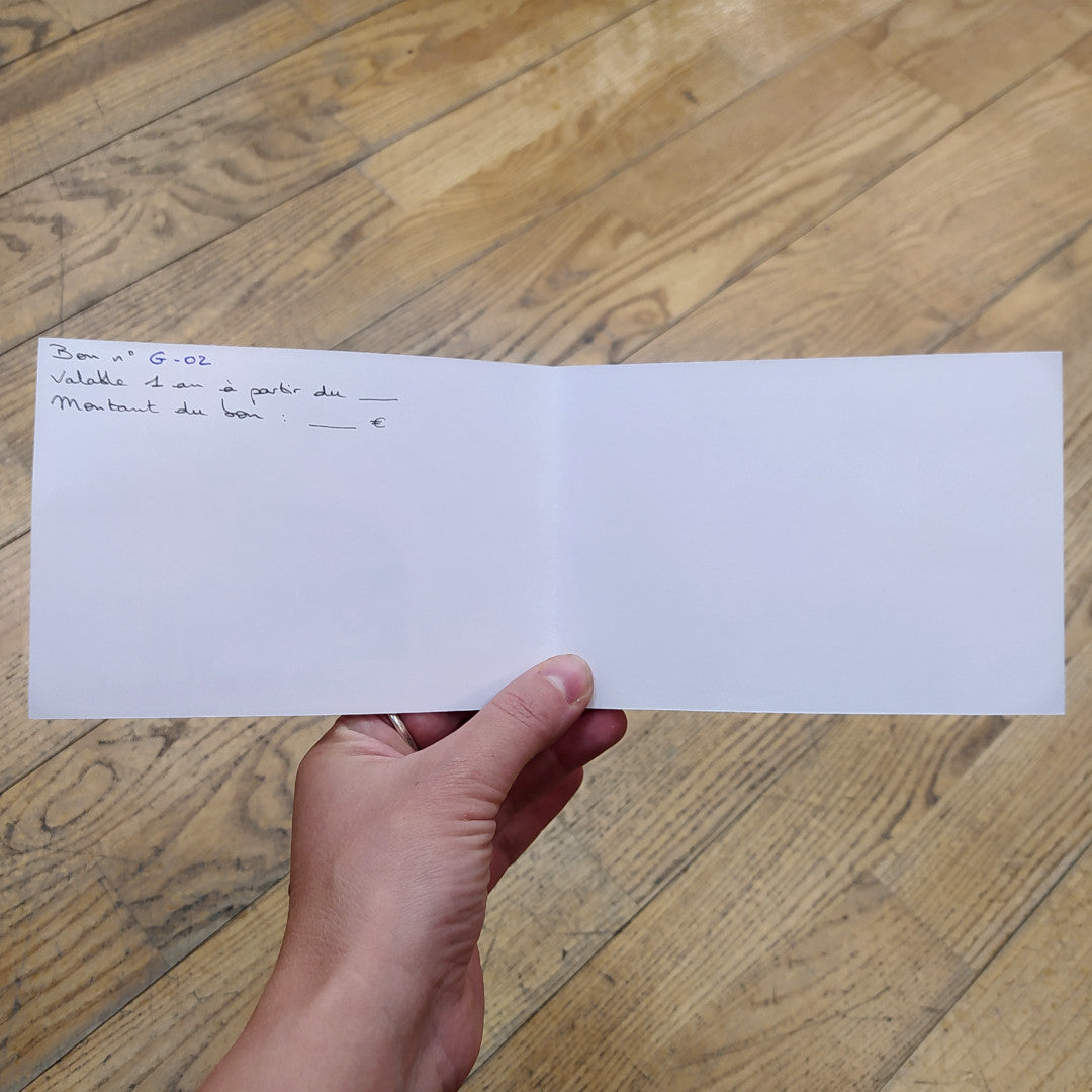 Carte cadeau - Bon pour un Gardien