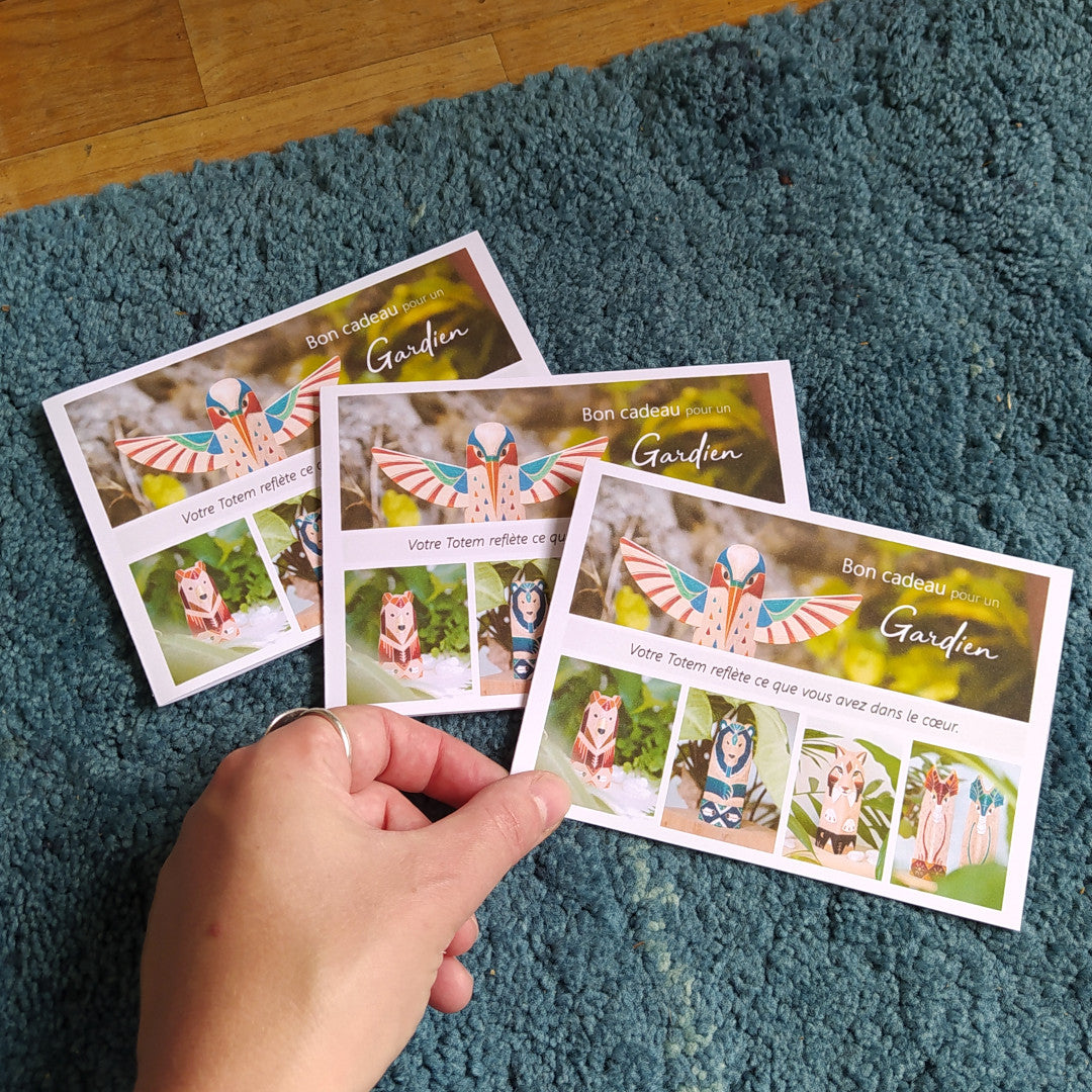 Carte cadeau - Bon pour un Gardien