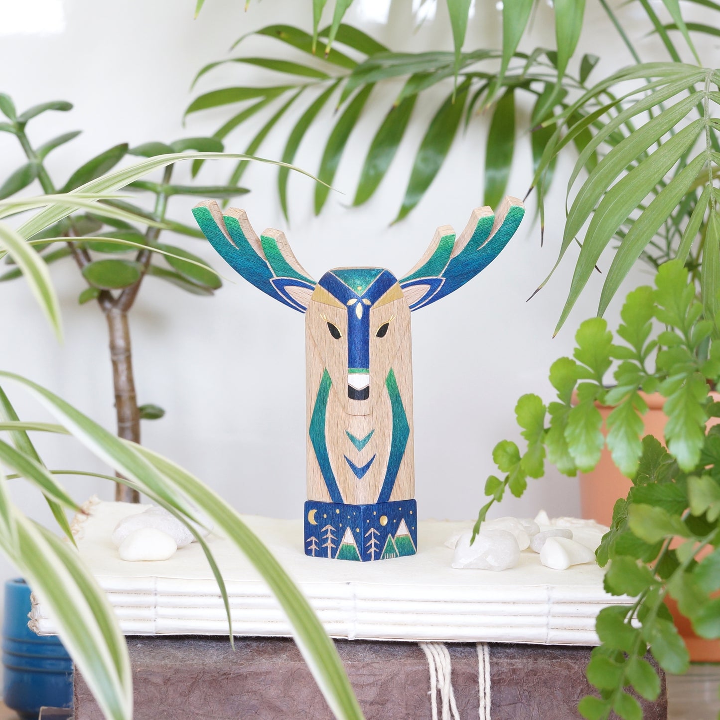 Cerf bleu