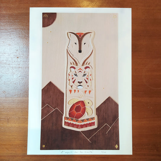 L'esprit de la meute - Tirages d'art A4