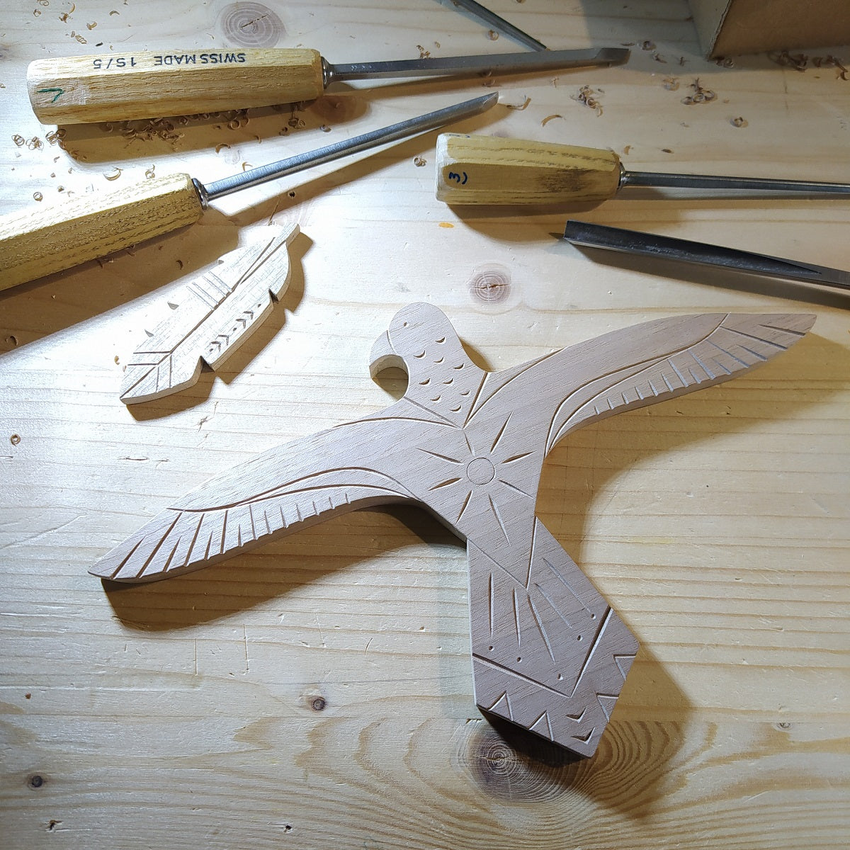 L'envol paisible - plumes