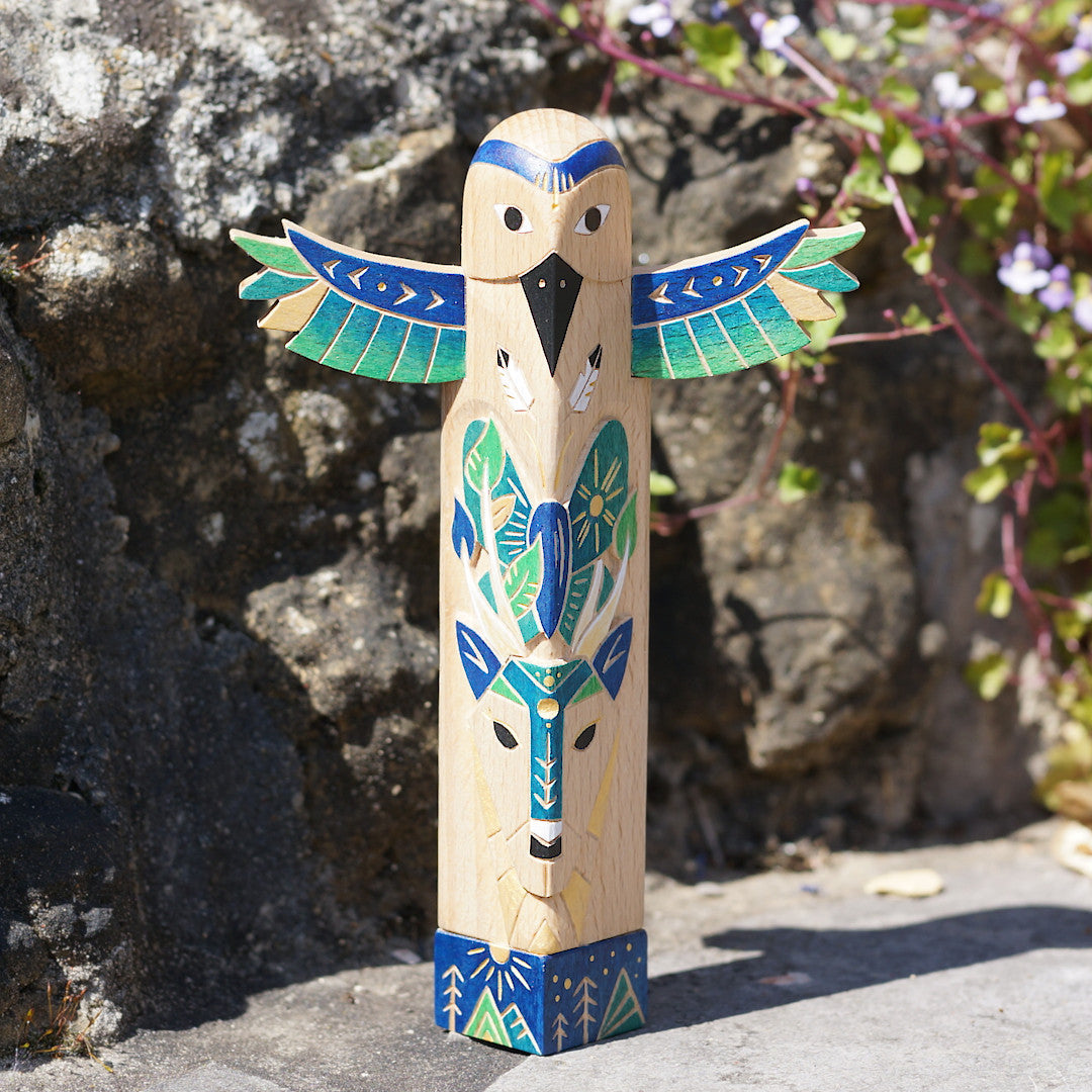 Totem - La métamorphose - aurore boréale