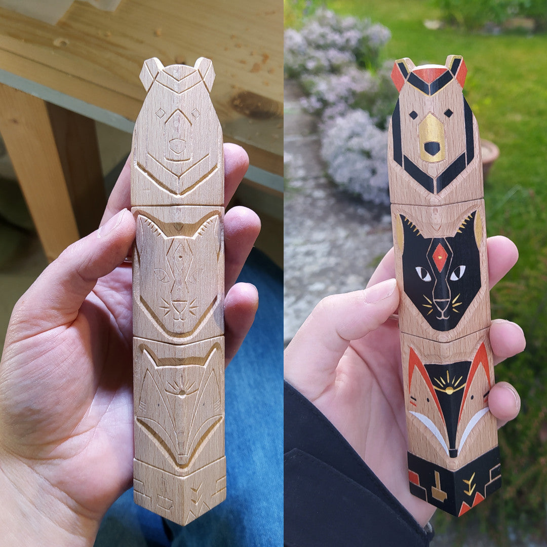 Totem personnalisés